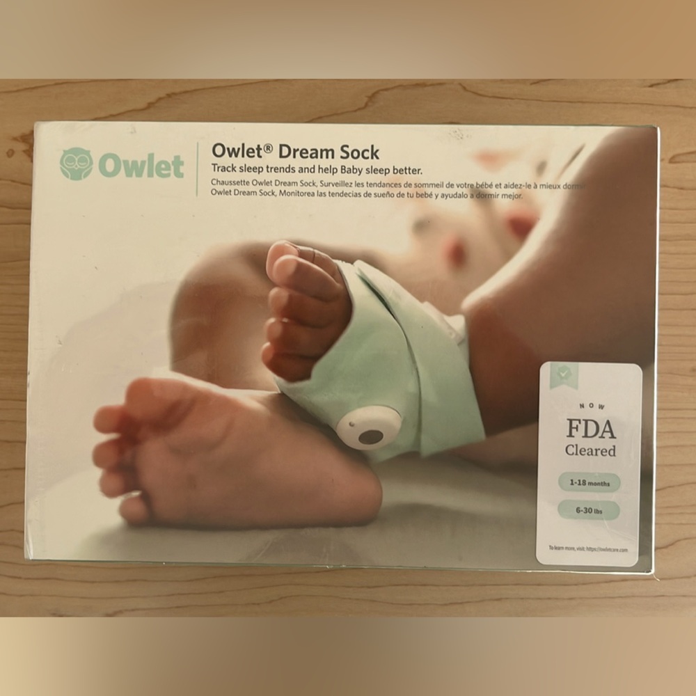 Owlet Dream Sock - Sealed / New in Box